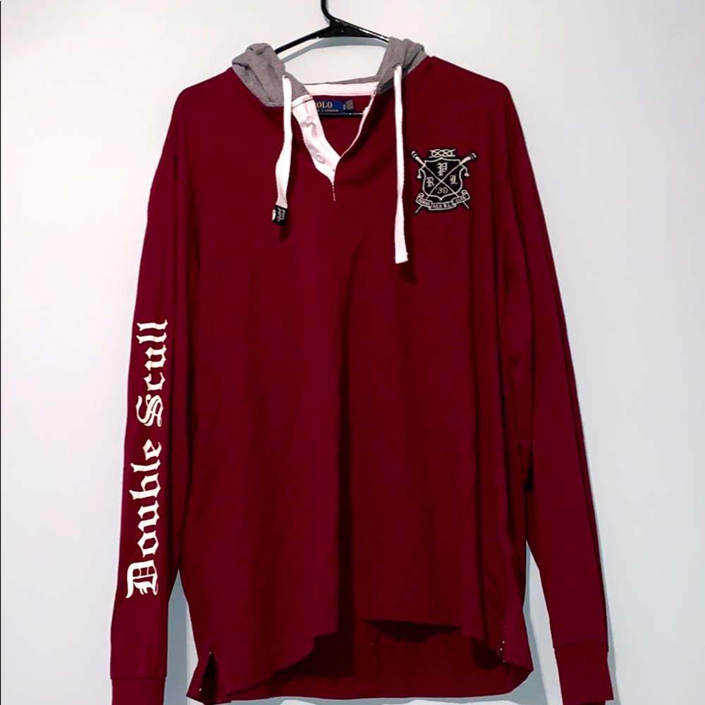 Men’s: Polo Ralph Lauren button down hoodie
